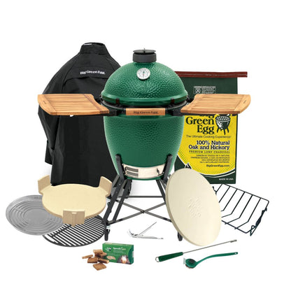 Large Big Green Egg Grill Master Package