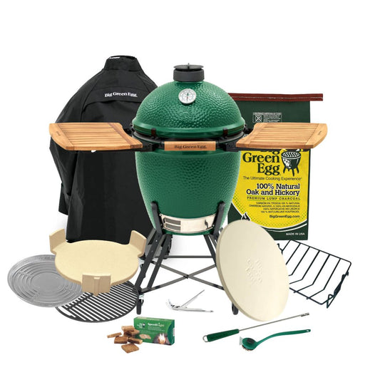 Large Big Green Egg Grill Master Package