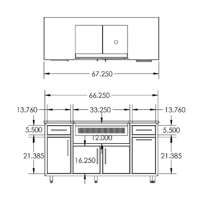 Challenger Designs 67.25" DDGW Package