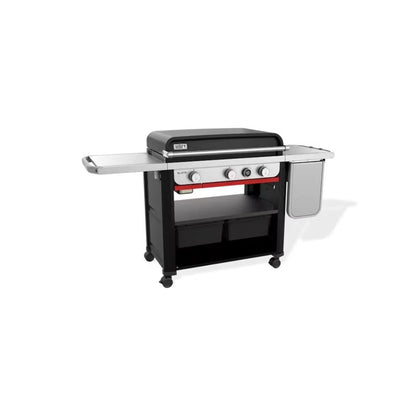 Slate 30" Rust-Resistant Griddle with Extendable Side Table