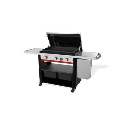 Slate 30" Rust-Resistant Griddle with Extendable Side Table
