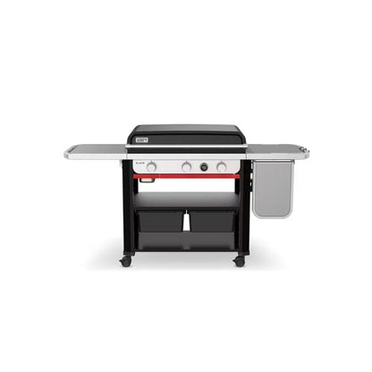 Slate 30" Rust-Resistant Griddle with Extendable Side Table