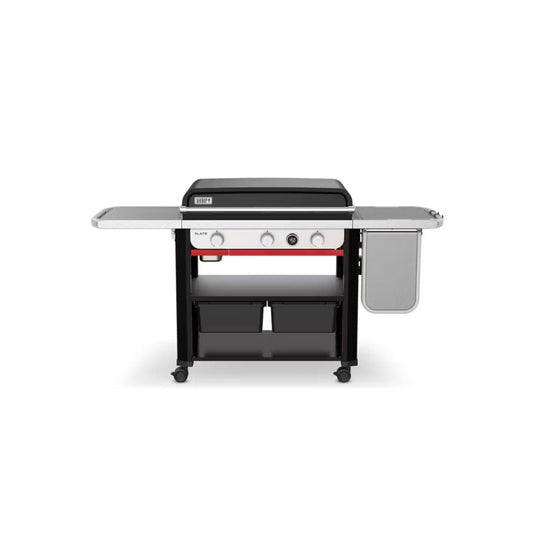Slate 30" Rust-Resistant Griddle with Extendable Side Table