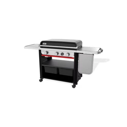 Slate 30" Rust-Resistant Griddle with Extendable Side Table