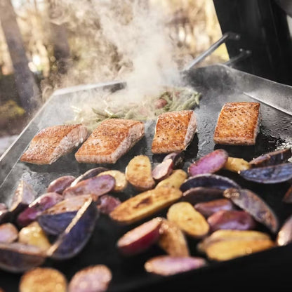Slate 30" Rust-Resistant Griddle with Extendable Side Table