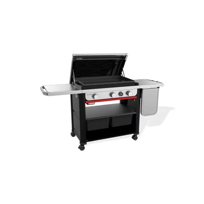 Slate 30" Rust-Resistant Griddle with Extendable Side Table