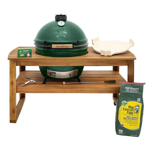 XL Big Green Egg Hardwood Acacia Table Basic Package
